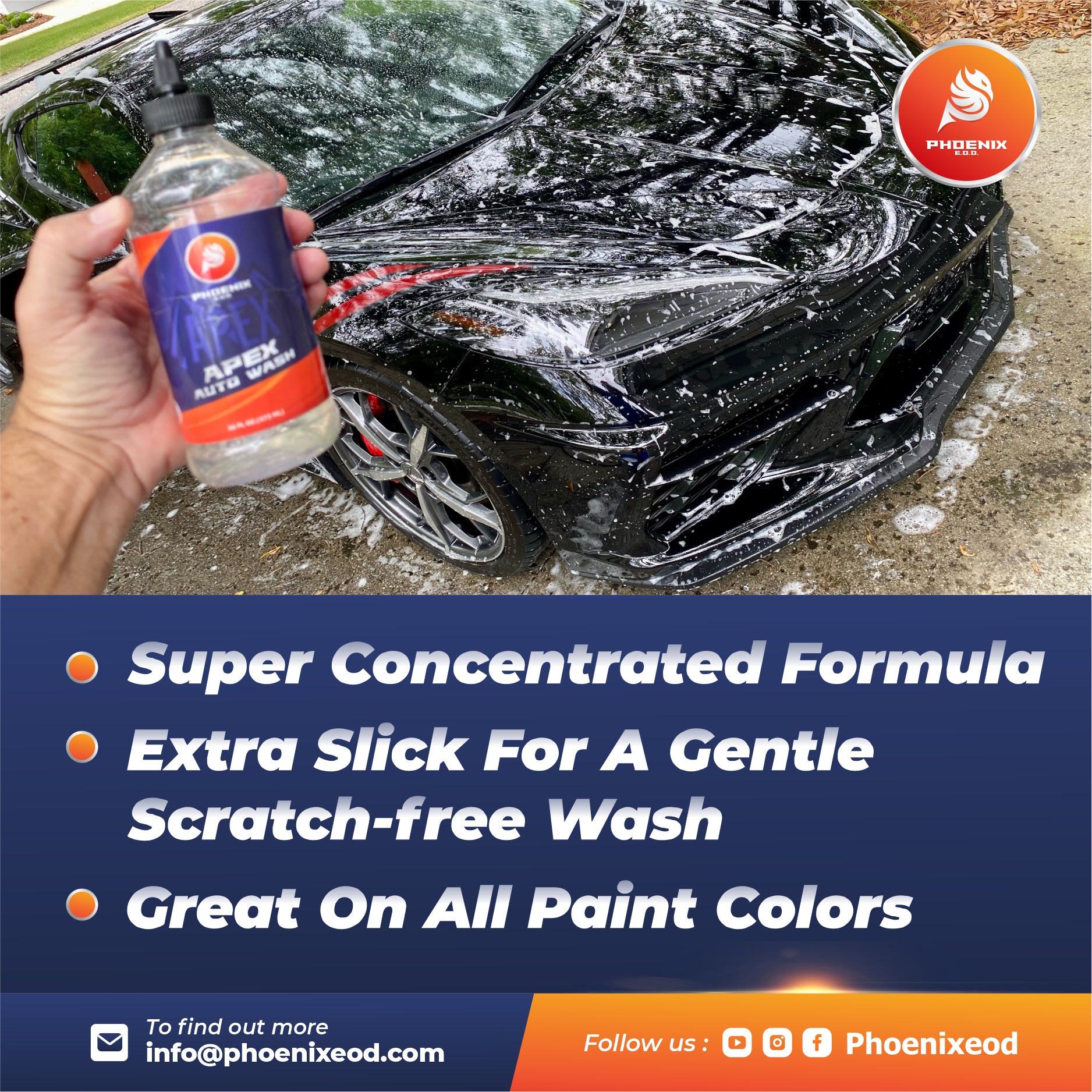 Phoenix EOD Apex Auto Wash - V3.0 - 473 ml