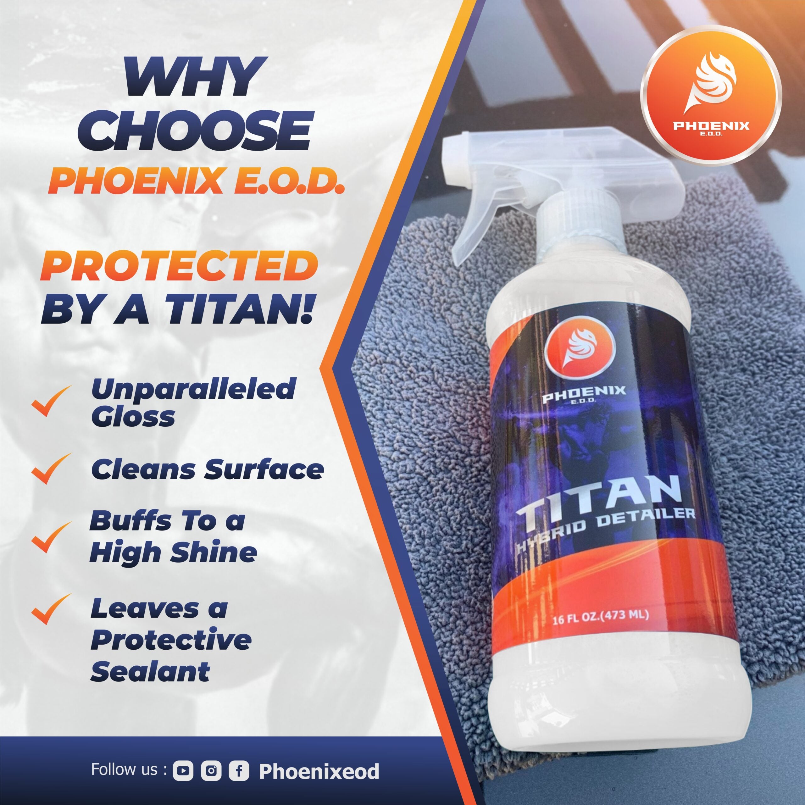 Phoenix EOD Titan SiO2 Hybrid Detailer