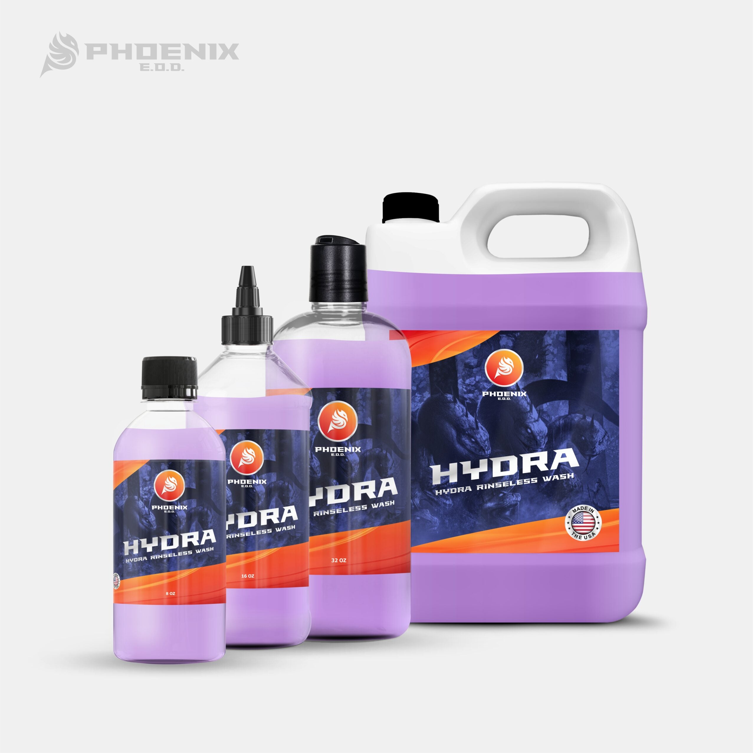 Phoenix EOD Hydra Rinseless Wash 473ML Dilutable