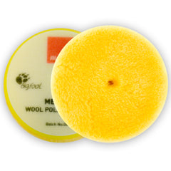 Rupes Bigfoot  Wool Medium Yellow Polishing Pad  Hook & Loop